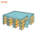 heavy duty iron mezzanine rack for warehouse storage